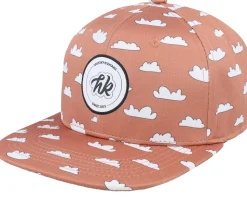 Kids Cloudy Pecan Brown Snapback - Headster