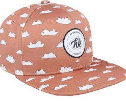 Kids Cloudy Pecan Brown Snapback - Headster