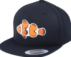 Kids Clown Fish Black Snapback - Kiddo Cap