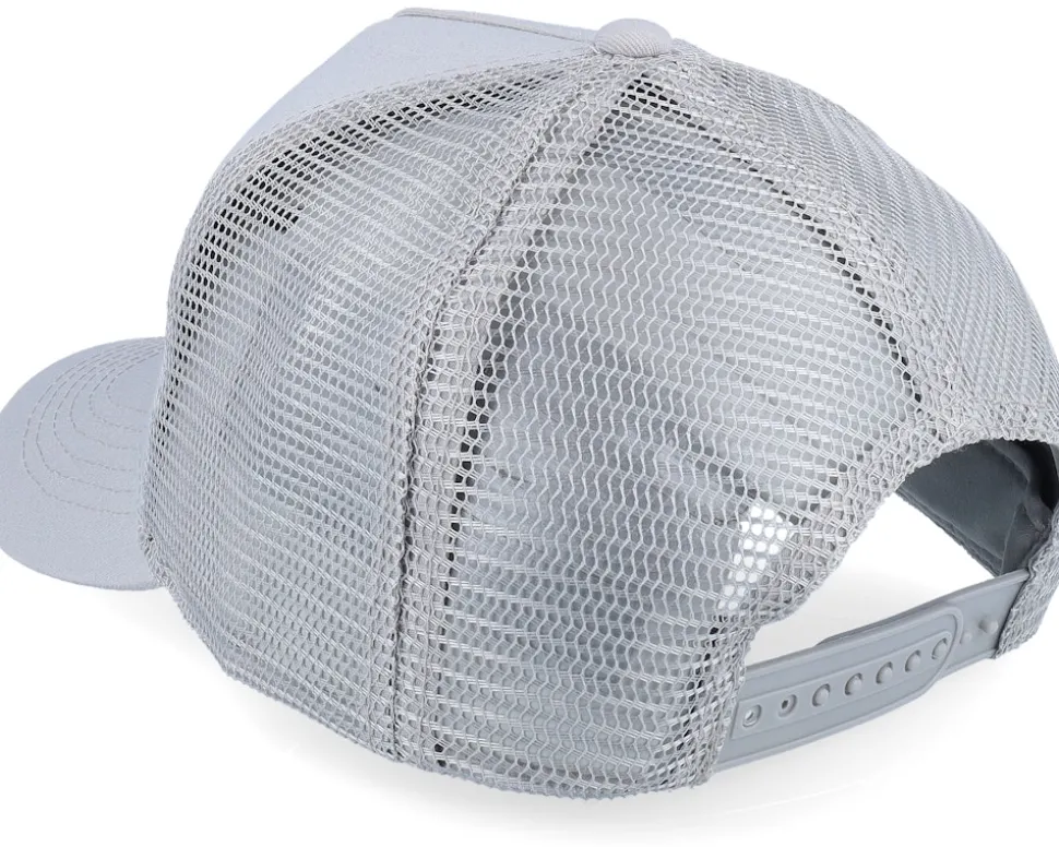 Kids Colorful Deer Big Patch Light Grey Trucker - Kiddo Cap