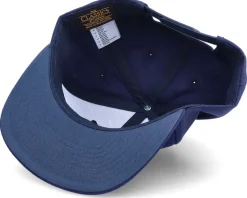 Kids Concrete Mixer Truck Navy Snapback - Kiddo Cap