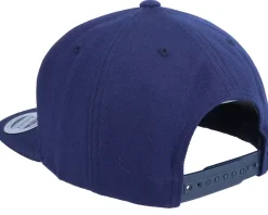 Kids Concrete Mixer Truck Navy Snapback - Kiddo Cap