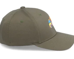 Kids Concrete Mixer Truck Olive Flexfit - Kiddo Cap