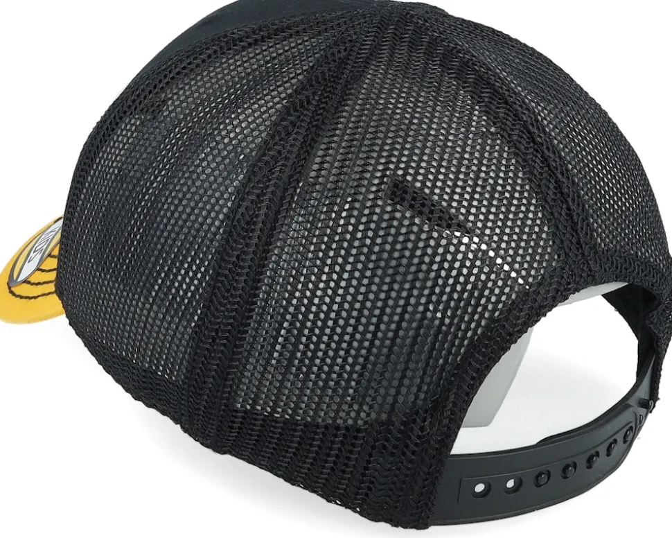 Kids Construction Cap Black/Yellow Trucker - John Deere