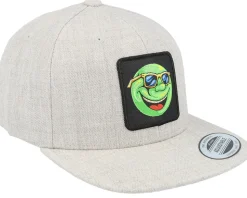 Kids Cool Ball Heather Grey Snapback - Kiddo Cap