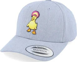 Kids Cool Duck Patch Heather Grey Adjustable - Kiddo Cap