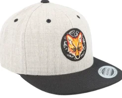 Kids Cool Fox Heather Grey/Black - Kiddo Cap
