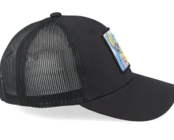 Kids Cool Llama Shades Black Trucker - Kiddo Cap