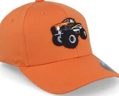Kids Cool Monster Truck Orange Flexfit - Kiddo Cap
