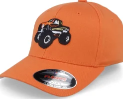 Kids Cool Monster Truck Orange Flexfit - Kiddo Cap