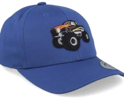 Kids Cool Monster Truck Royal Blue Adjustable - Kiddo Cap