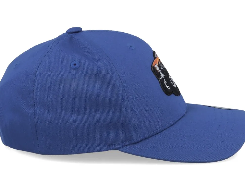 Kids Cool Monster Truck Royal Blue Adjustable - Kiddo Cap
