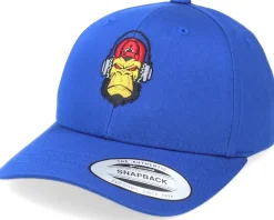Kids Cool Music Monkey Royal Blue Adjustable - Kiddo Cap