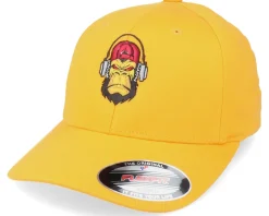 Kids Cool Music Monkey Yellow Flexfit - Kiddo Cap