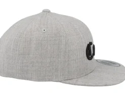 Kids Cool Old English 3d Heather Grey Snapback - Kiddo Cap