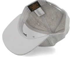 Kids Cool Old English 3d Heather Grey Snapback - Kiddo Cap