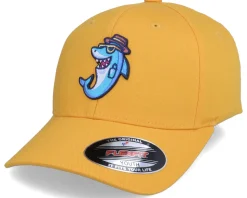 Kids Cool Sharky Yellow Flexfit - Kiddo Cap