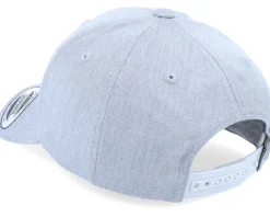 Kids Cool Shine Cat Patch Heather Grey Adjustable - Kiddo Cap