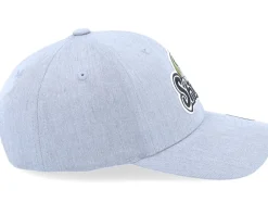 Kids Cool Shine Cat Patch Heather Grey Adjustable - Kiddo Cap