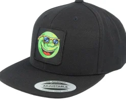 Kids Cool Smile Ball Black Snapback - Kiddo Cap