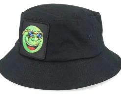 Kids Cool Smile Ball Black Bucket - Kiddo Cap