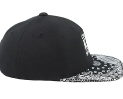 Kids Coolest Kid In Town Black/Paisley Snapback - Kiddo Cap