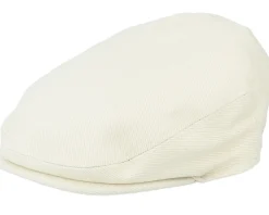 Kids Cotton Beige Flat Cap - Jaxon & James