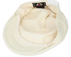 Kids Cotton Beige Flat Cap - Jaxon & James