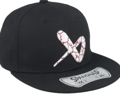 Kids Crackle Cap Black Snapback - Bauer