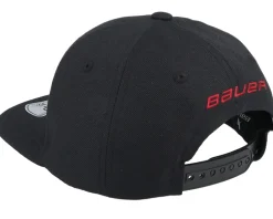 Kids Crackle Cap Black Snapback - Bauer