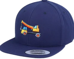 Kids Crane Vehicle Navy Snapback - Kiddo Cap