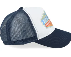 Kids Crimsonwave Logo French Navy/White Trucker - Skillfish