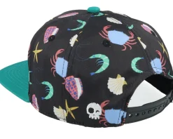 Kids Crusta-sea Black Snapback - Headster