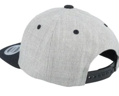 Kids Cute Bear Black/Grey Snapback - Kiddo Cap