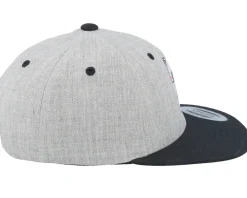 Kids Cute Bear Black/Grey Snapback - Kiddo Cap