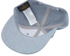 Kids Cute Blob Character Engraved Patch Heather Grey Adjustable - Kiddo Cap