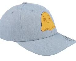 Kids Cute Blob Character Engraved Patch Heather Grey Adjustable - Kiddo Cap