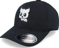 Kids Cute Cat Black Flexfit - Kiddo Cap