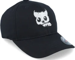 Kids Cute Cat Black Flexfit - Kiddo Cap