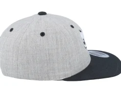 Kids Cute Cat Grey/Black Snapback - Kiddo Cap