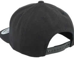 Kids Cute Elephant Chenille Black Snapback - Kiddo Cap