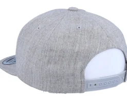Kids Cute Eyes Heather Grey Snapback - Kiddo Cap