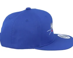 Kids Cute Eyes Royal Blue Snapback - Kiddo Cap