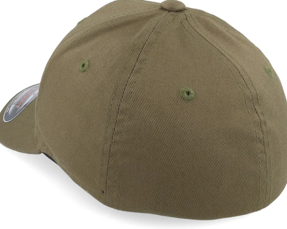 Kids Cute Koala Chenille Olive Flexfit - Kiddo Cap