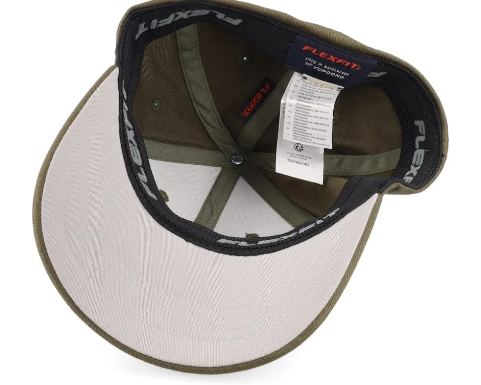 Kids Cute Koala Chenille Olive Flexfit - Kiddo Cap