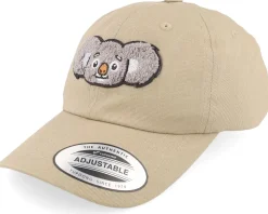 Kids Cute Koala Chenille Khaki Dad Cap - Kiddo Cap