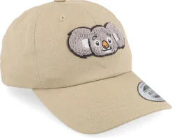 Kids Cute Koala Chenille Khaki Dad Cap - Kiddo Cap