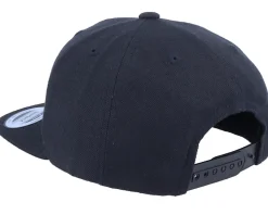 Kids Cute Llama Black Snapback - Kiddo Cap