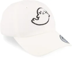 Kids Cute Seal Chenille White Dad Cap - Kiddo Cap