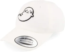 Kids Cute Seal Chenille White Dad Cap - Kiddo Cap